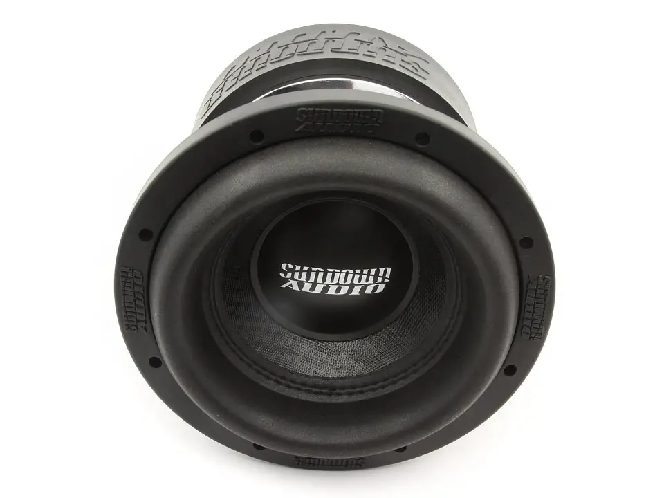 Picture of subwoofer on a white background.