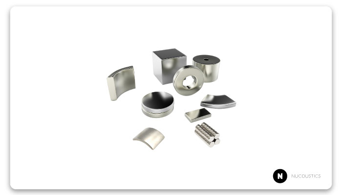 Collection of Neodymium magnets.