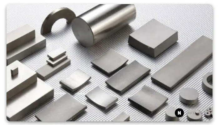 Collection of Samarium Cobalt magnets.